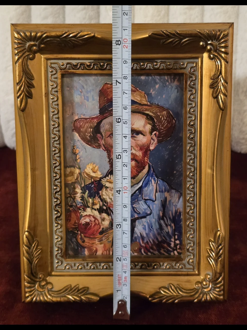 Ornate Gold Framed Vincent van Gogh Art Print 8x6